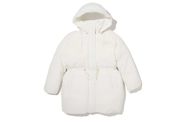 Levi's Down Jackets Women's White Hooded Moderate Other
