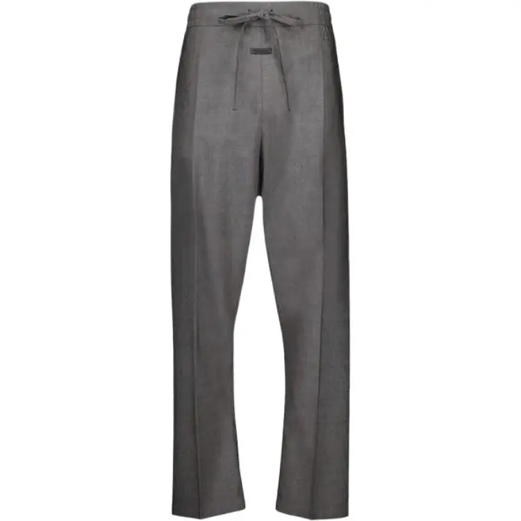 Fear Of God Casual Pants Men's Gray Moderate Straight Fit Pants