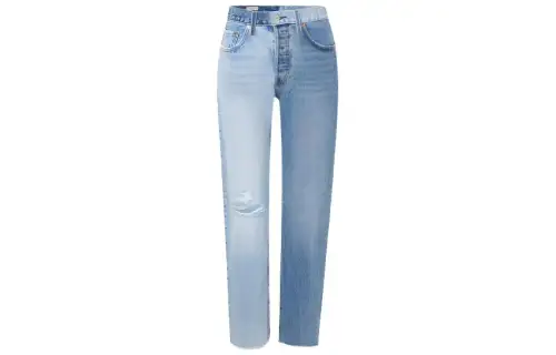 Levis Jeans Women's Blue Moderate Straight Fit Pants
