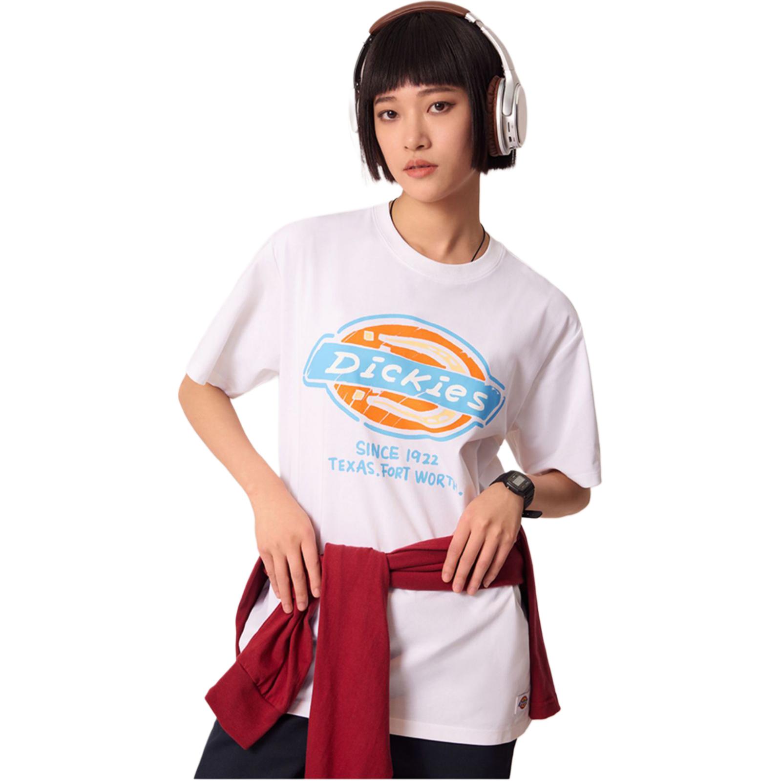 Женская футболка Dickies logo T (белая) — фото 3