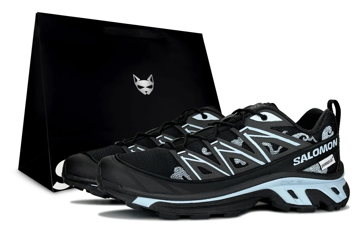 SALOMON XT 6 Career Success, Shimmery Cat Fabric Cushioning Breathable Lightweight Cushioning Breathable Lightweight