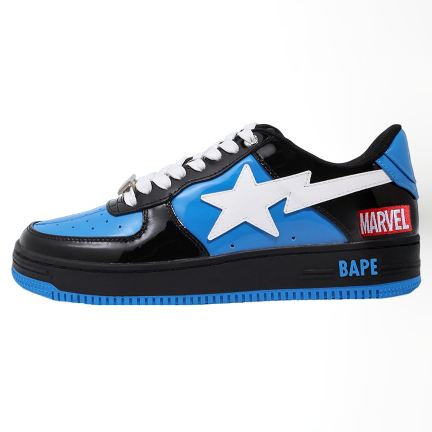 A BATHING APE X Marvel Bape Sta 'Black Blue White'