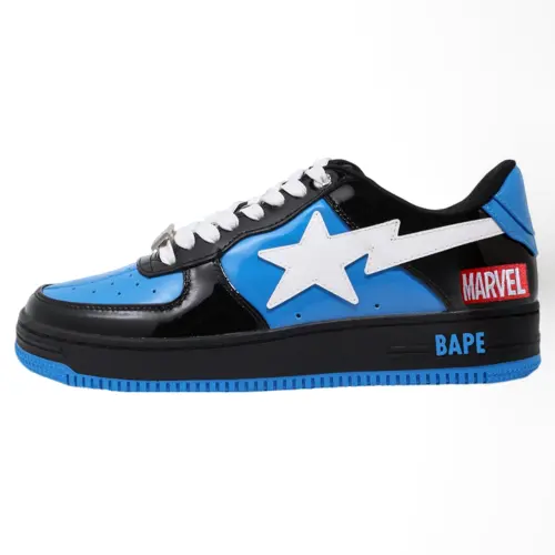 A BATHING APE X Marvel Bape Sta 'Black Blue White'