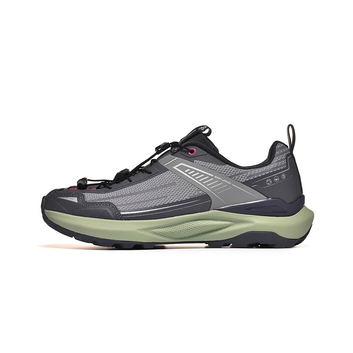 TUTU Abrasion Resistant Waterproof Quick Dry Low top Hiking Shoes Unisex Gray