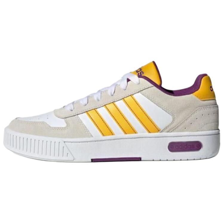 Кеды adidas neo D-PAD Classic (бело-желто-фиолетовый)