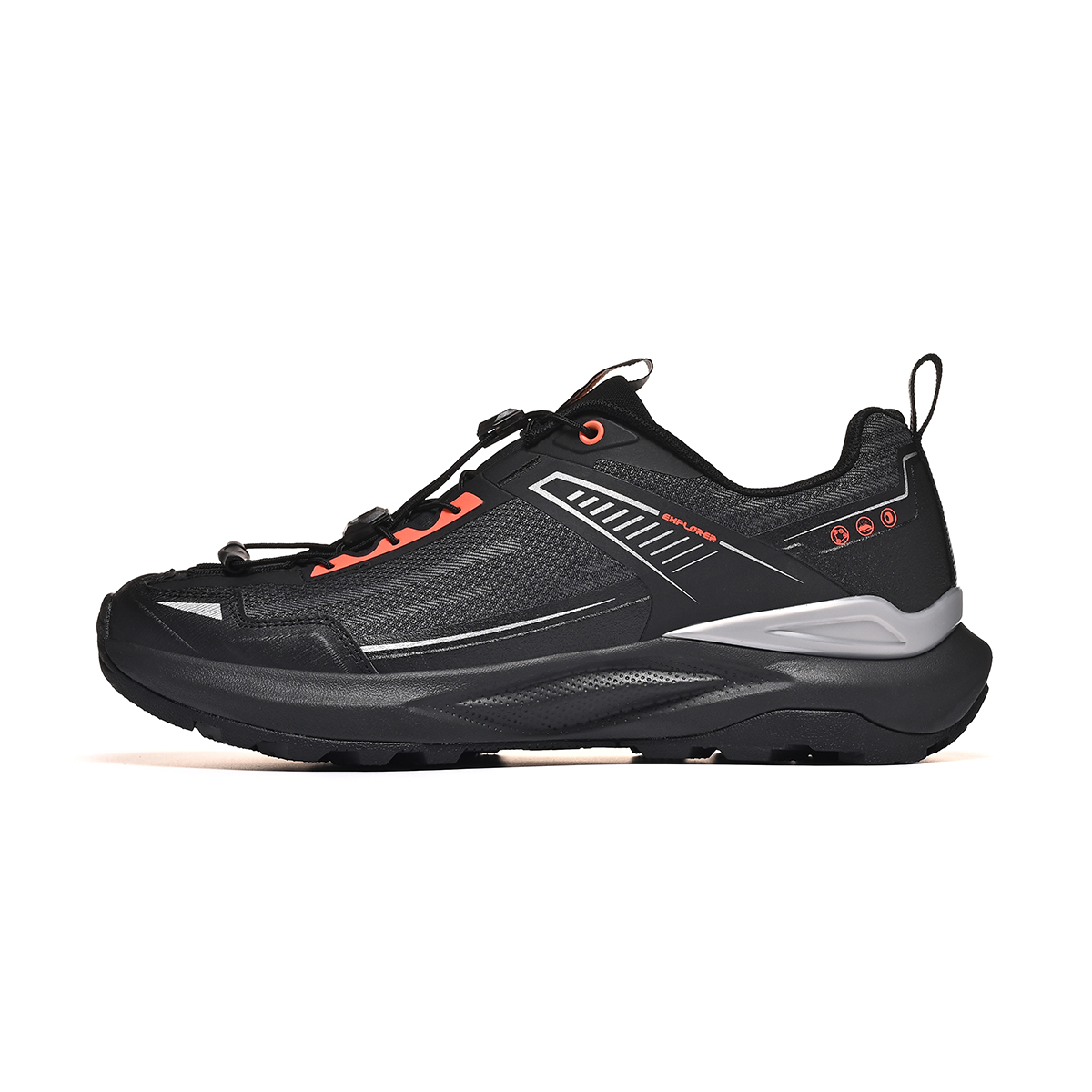 TUTU Waterproof Quick Dry Lightweight Low top Hiking Shoes Unisex Black