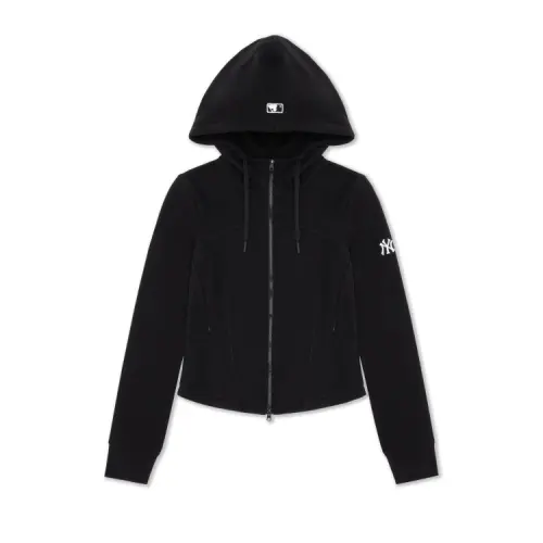 MLB Base trend fashionable comfortable three dimensional sweatshirt for leisure with hood with zipper, slim fit, drawstring