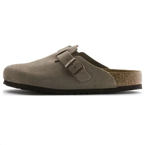 Boston Birkenstock Soft Foot Bed 'Taupe'
