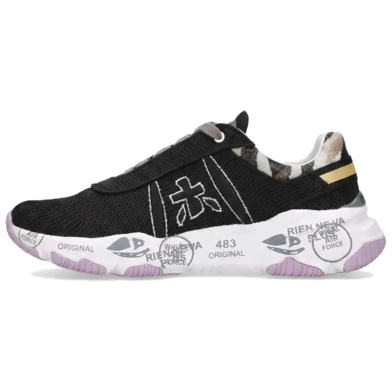 PREMIATA Buff Low top Casual Shoes Men's Black