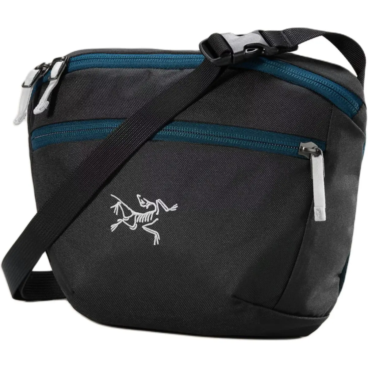 Arc'teryx Mantis 2L Brand Logo Shoulder Bag, Crossbody Bag, Fanny Pack, Outdoor Bag Recycled Polyester Polaris Blue