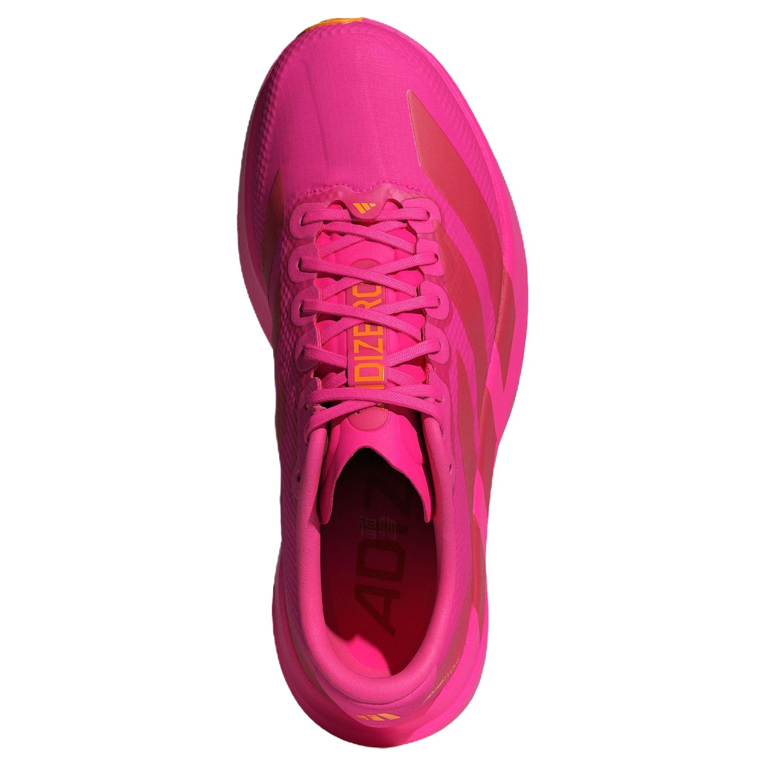 Женские кроссовки adidas Adizero Evo SL Woven (ярко-розовые) — фото 3
