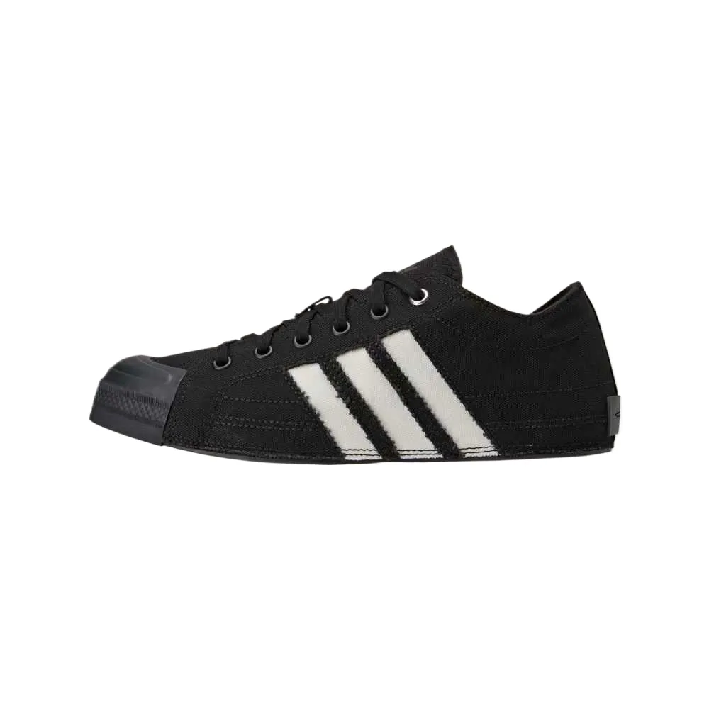 Y-3 Nizza Lo Round Toe Lace-Up Sneakers