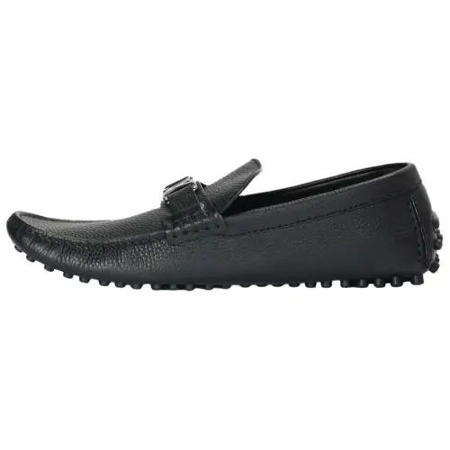 LOUIS VUITTON Lv Hockenheim Moccasin Shoes 'Black'