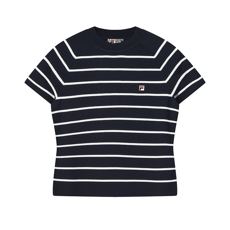 Женская футболка Fila HERITAGE (темно-синяя)