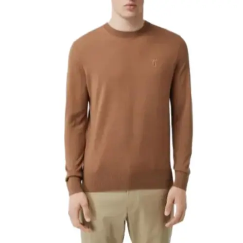 Burberry Cashmere Sweaters Men's Maple Crew Neck Moderate Other