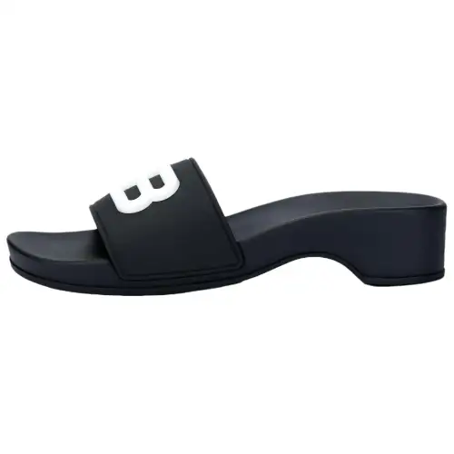 Balenciaga Bb Wedge Slides Women's