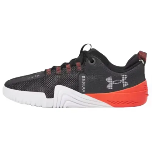 Under Armour TriBase Reign 6 Abrasion Resistant Breathable Support Low top Training Shoes Men's Black Red
