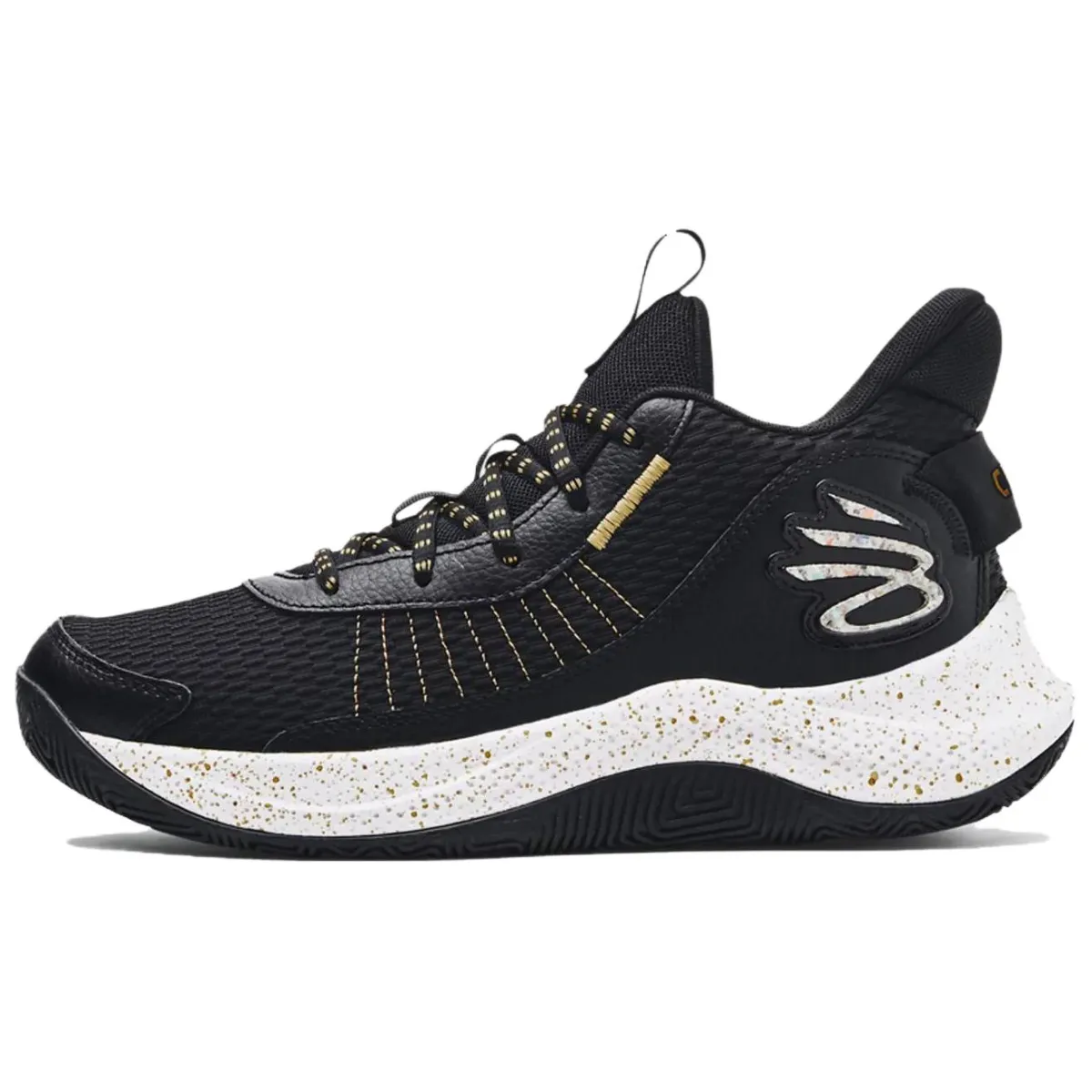 Under Armour Curry 3 Slip Resistant And Breathable Mid top Basketball Shoes Men's Black