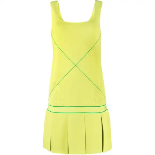Bottega Veneta Logo Embroidered Sleeveless Tennis Dress