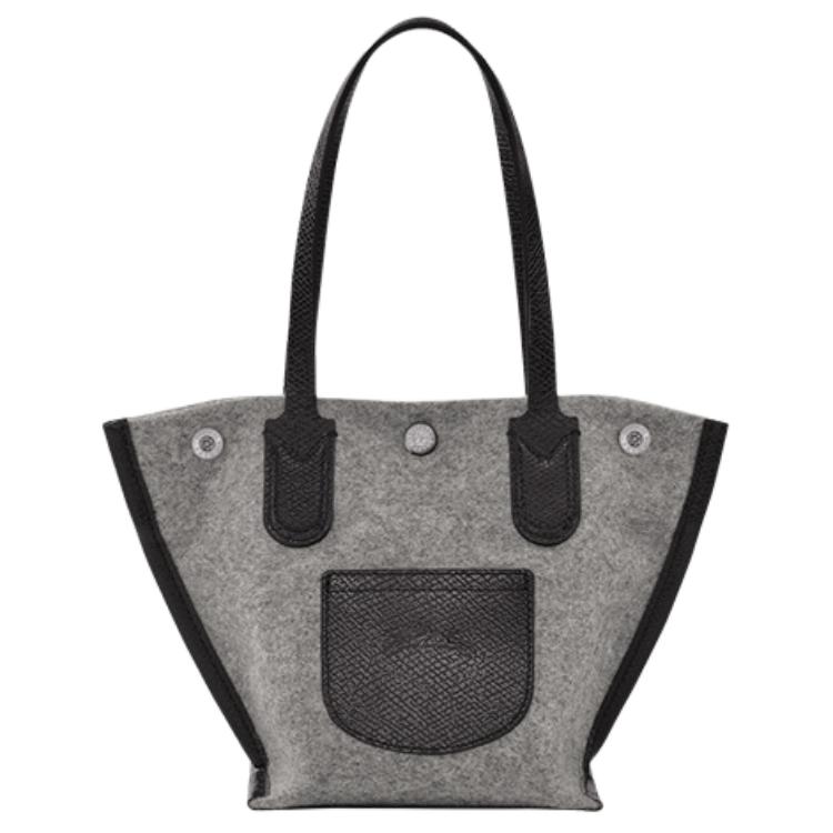 Женская сумка LONGCHAMP Le Roseau (серая)