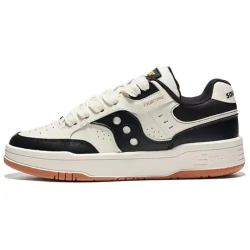 Saucony CHILLTIME Sports Slip Resistant Slip Resistant Low top Skateboard Shoes Unisex Beige Black Blue