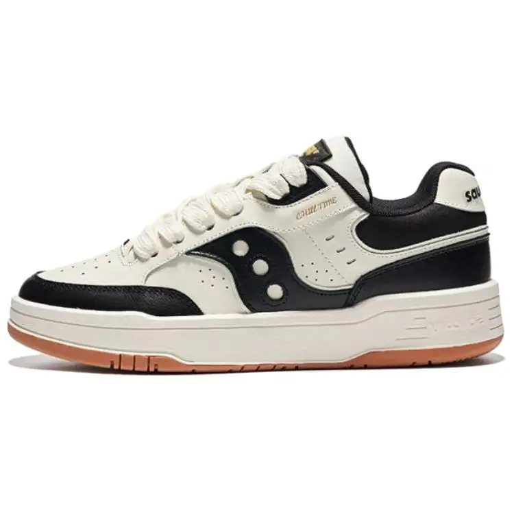 Saucony CHILLTIME Sports Slip Resistant Slip Resistant Low top Skateboard Shoes Unisex Beige Black Blue
