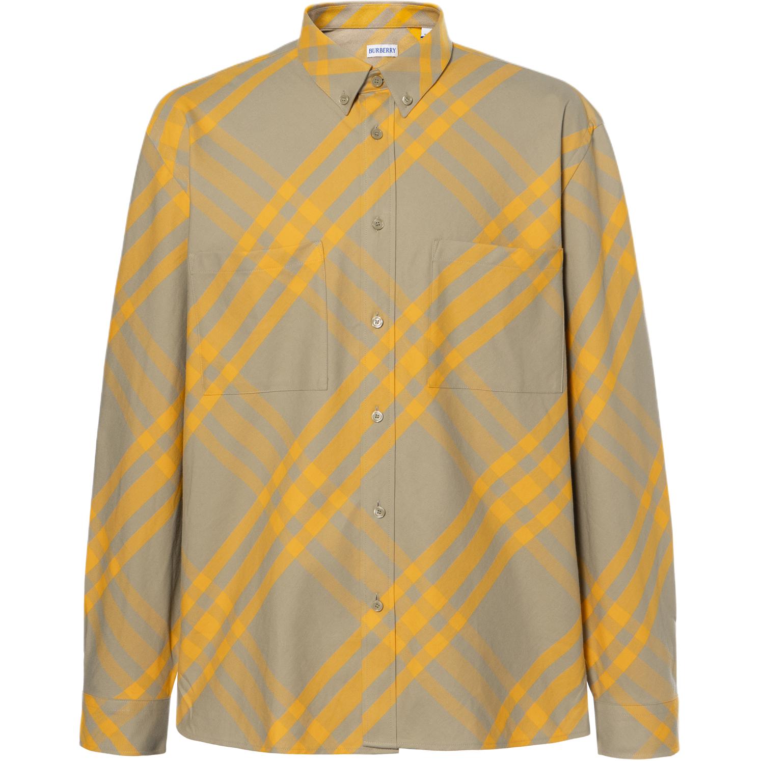 Мужская рубашка Burberry 81041611 (разноцветная в клетку)