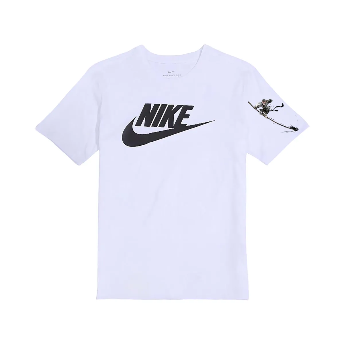 Nike T-Shirts Unisex White Crew Neck Moderate