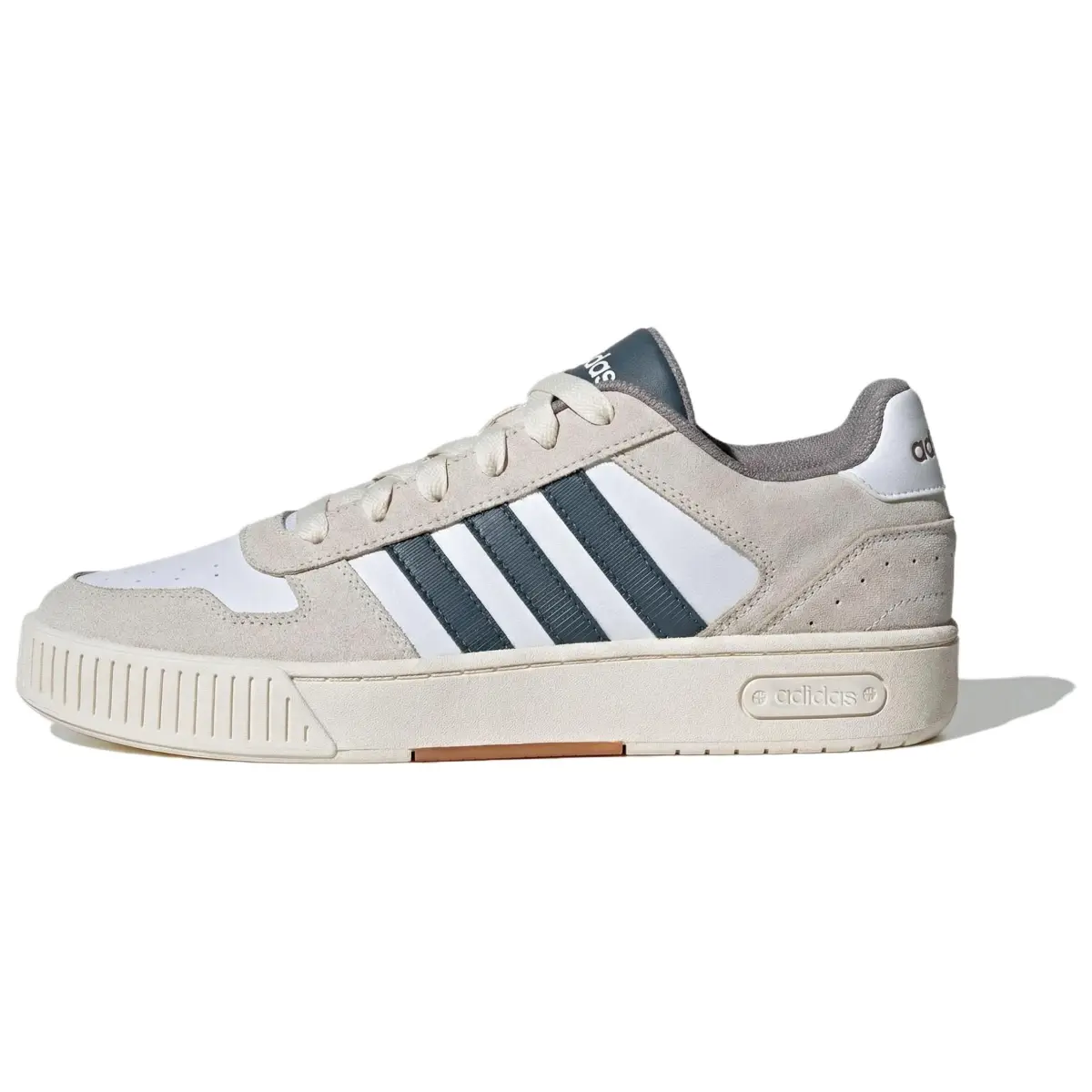 Adidas Classic Leather Slip Resistant Abrasion Resistant Low top Skateboard Shoes Unisex White Blue Brown