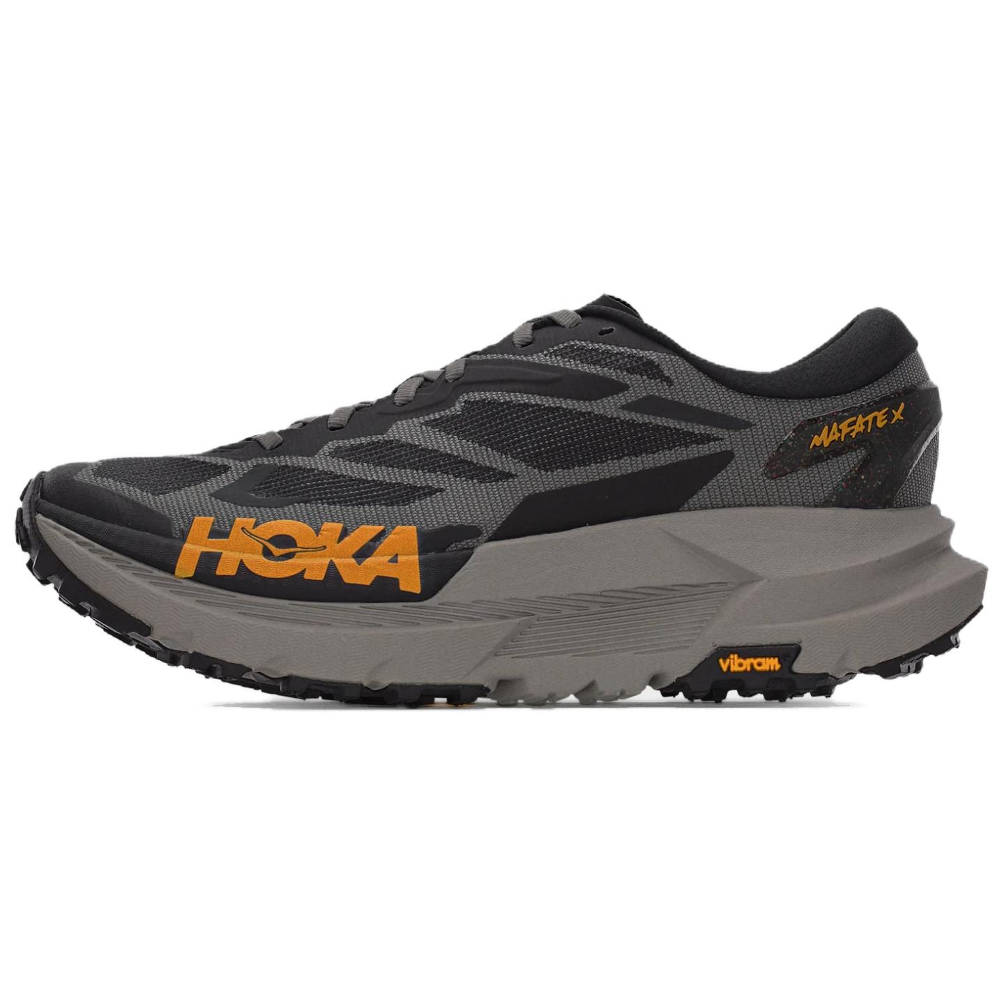 Мужские кроссовки HOKA HOKA ONE ONE Mafate X (черно-серые)
