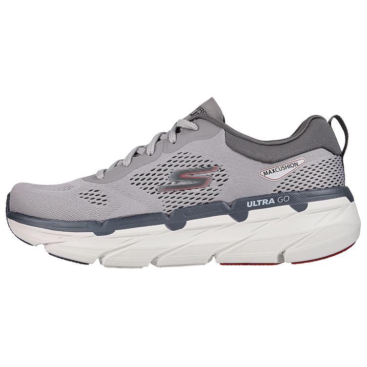 Skechers Skechers Max Cushioning Premier Perspective Shock Absorbing Low Top Training Shoes Men's Gray