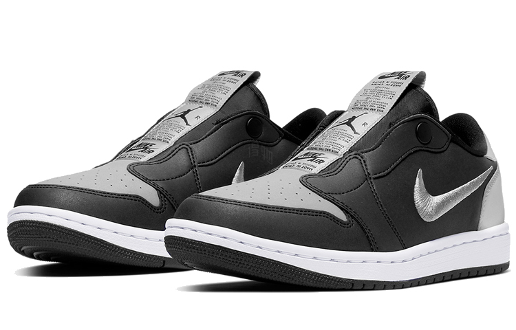 Женские кроссовки Jordan Air Jordan 1 Low Slip Shadow (серо-черные) — 酷灰 — фото 3