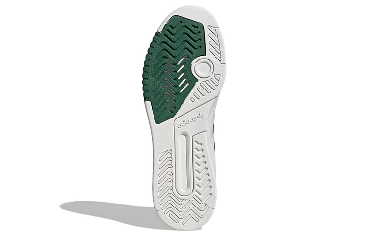 Кроссовки adidas originals Drop Step Low (серый / белый / зеленый) — Серый / белый / зелёный — фото 6