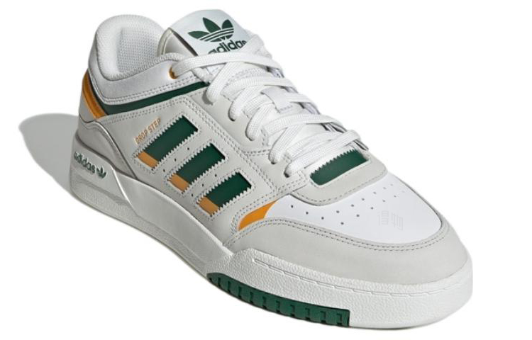 Кроссовки adidas originals Drop Step Low (серый / белый / зеленый) — Серый / белый / зелёный — фото 3