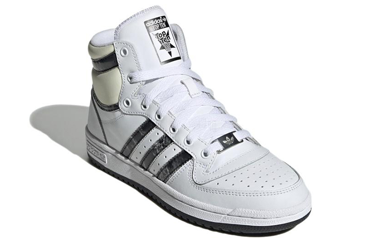 Женские кроссовки adidas Top ten Rb (бело-черные) — фото 3