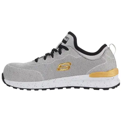 Skechers Bulklin Balran Comp Toe Fabric Comfortable Cushioning Abrasion Resistant Breathable Low top Casual Shoes
