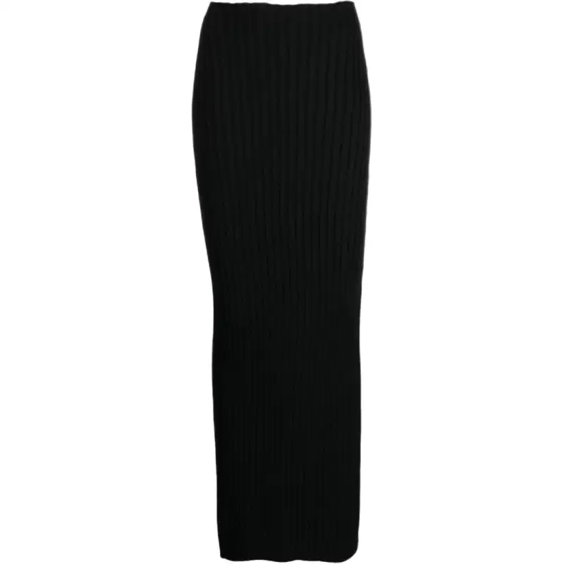 THE ROW Casual Long Skirts Women's Black Moderate Long Other