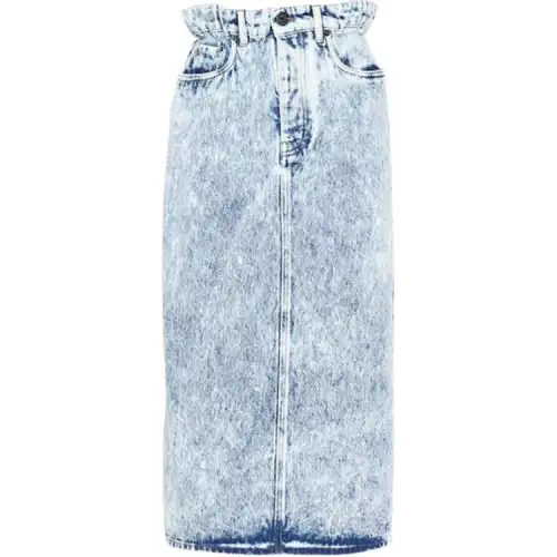 MIU MIU SS23 Denim Long Skirt Women's