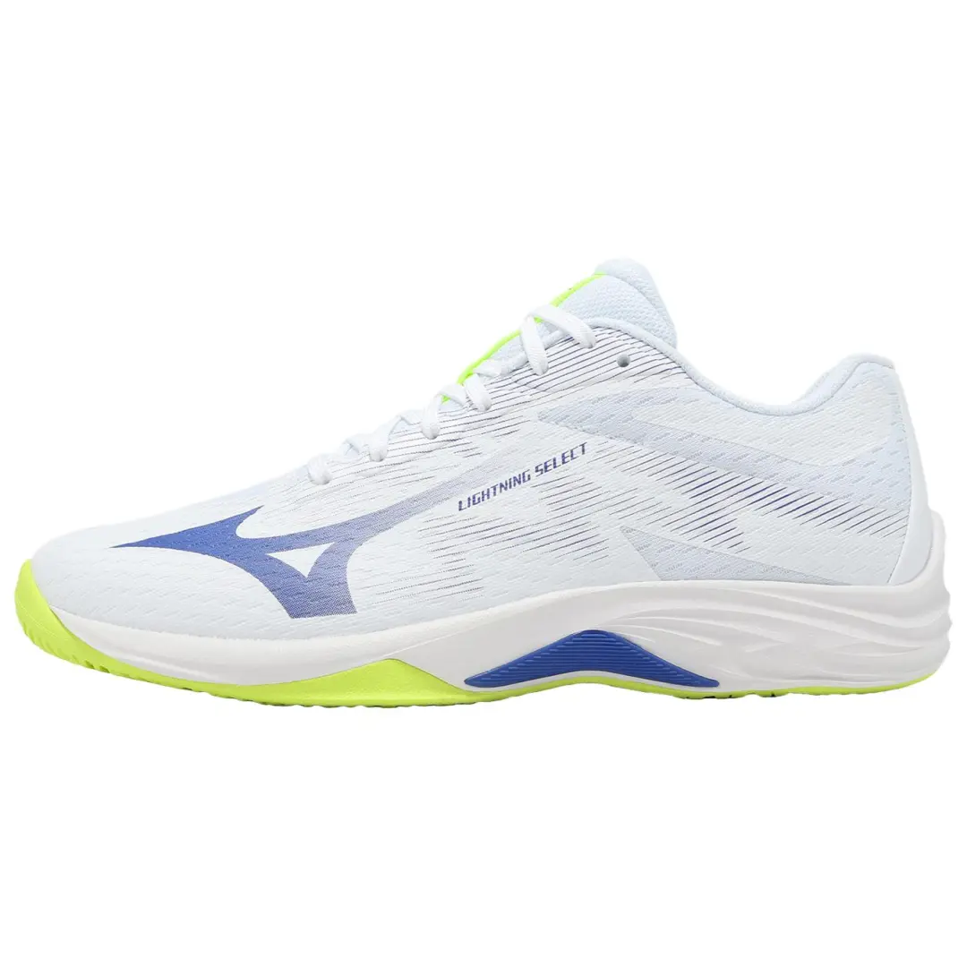 Mizuno Lightning Select Support Breathable Support Breathable Volleyball Shoes Unisex White Blue