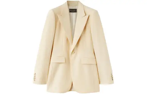 Loro Piana Arisa Jacket Business Suit Coat Women's Beige
