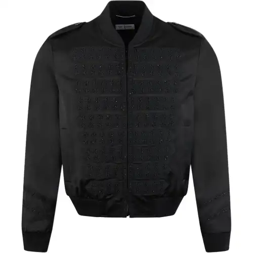 SAINT LAURENT Baseball Jacket Men's Black