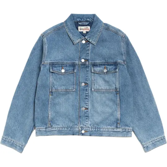 Stussy SS26 LINED DENIM TRUCKER Denim Jacket Unisex