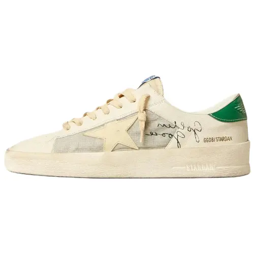 Golden Goose Stardan Distressed Star-appliqué Sneakers