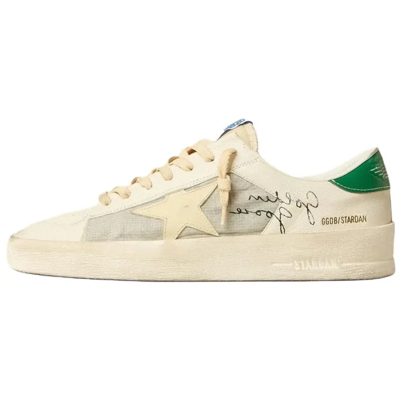 Golden Goose Stardan Distressed Star-appliqué Sneakers