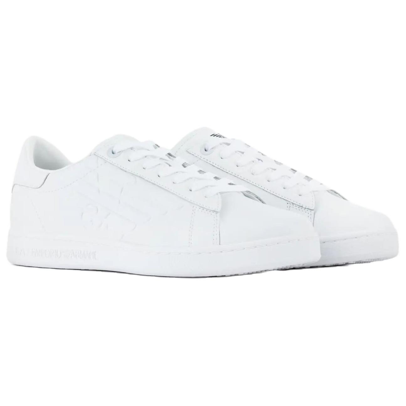 Ea7 EMPORIO ARMANI Logo Embossed Classic Cc Sneakers