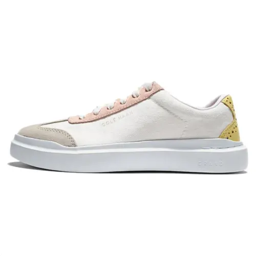 COLE HAAN Textile, Leather Low top Skateboard Shoes Women's White