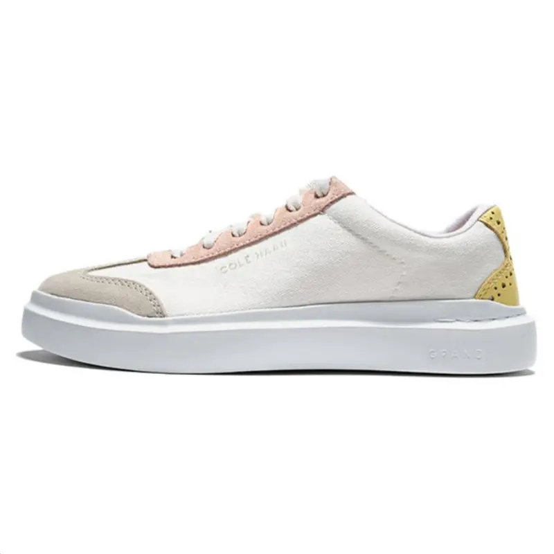 COLE HAAN Textile, Leather Low top Skateboard Shoes Women's White