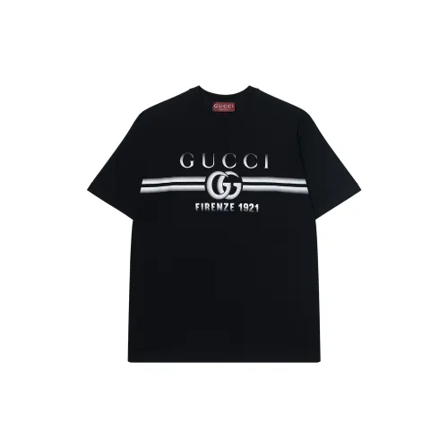GUCCI Cotton Jersey GUCCI Print T Shirt
