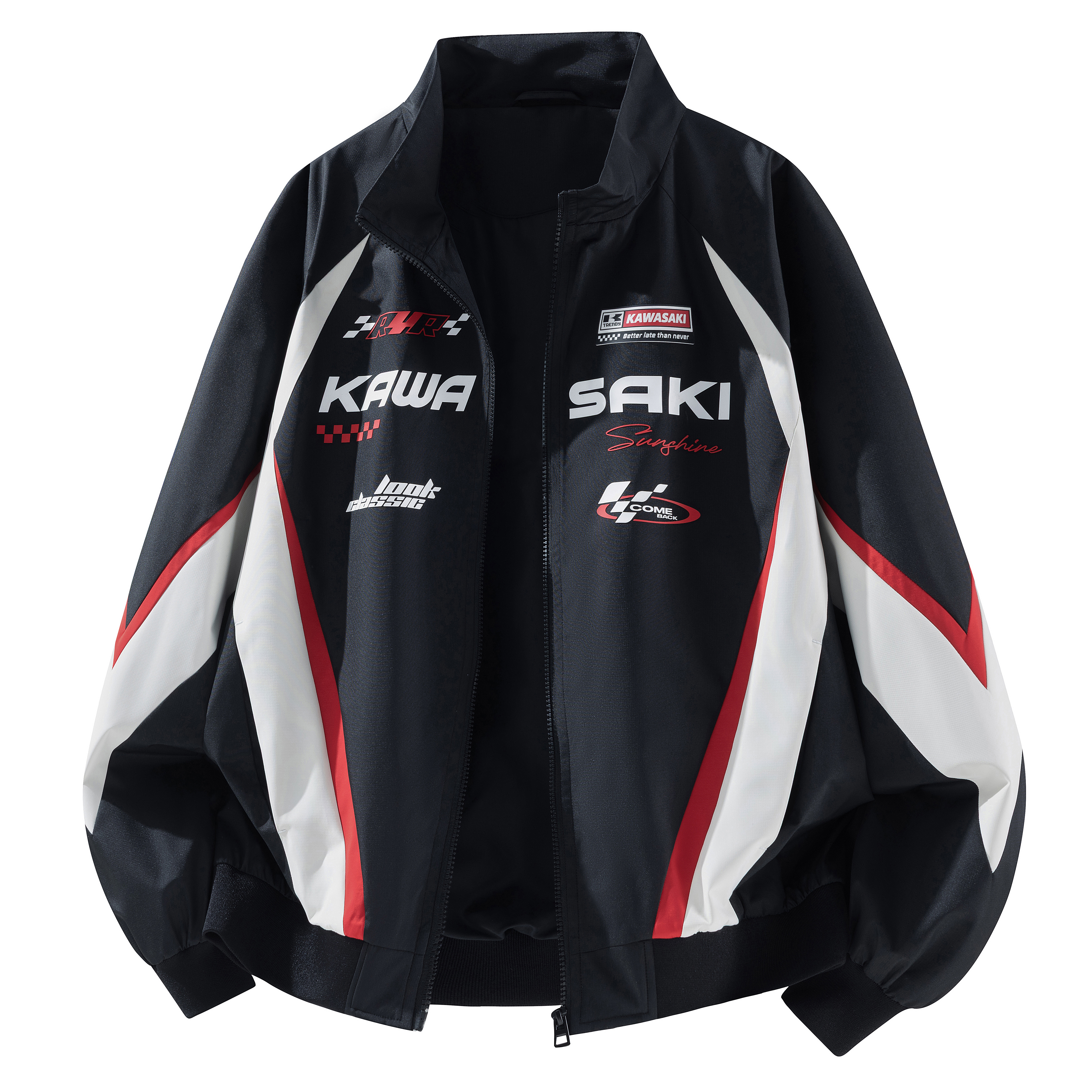 Куртка Kawasaki (черно-белая)