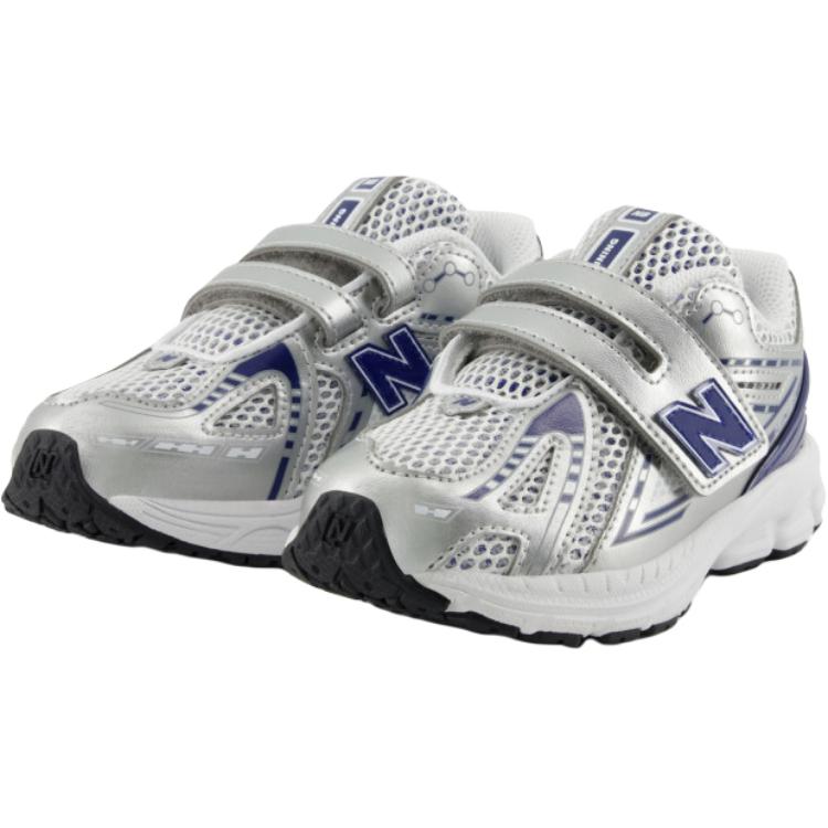 Детские кроссовки New Balance New Balance 1906 (серебристо-синие) — Серебристыйсиний — фото 3